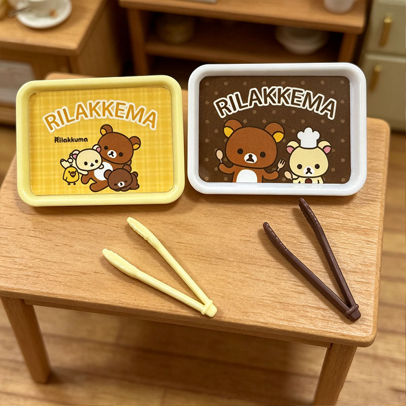 Kitchen Baking Tray - Миниатюрная имитационная тарелка для ужина, игрушка-зажим