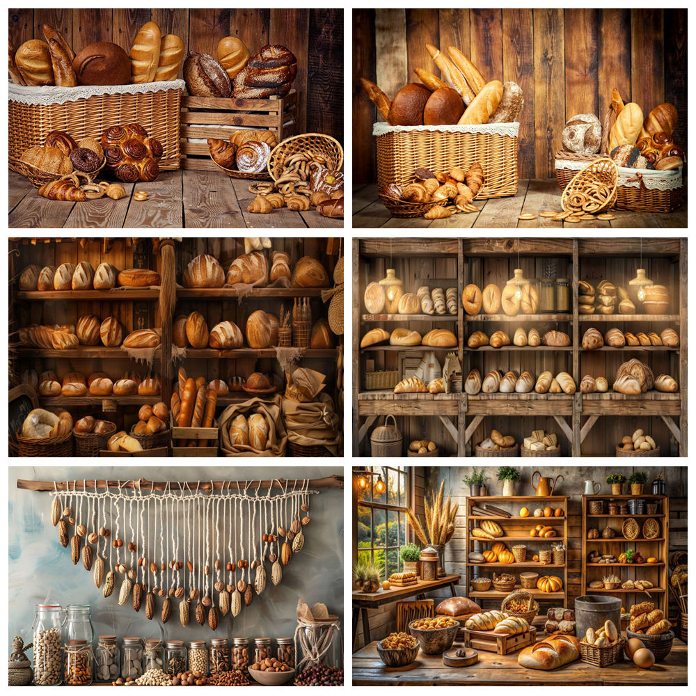 Kitchen Baking Background - Фон для фотосъемки приготовления хлеба, пекарня,