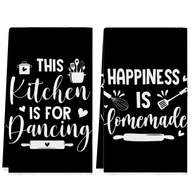 Kitchen Baking Background - 2 шт., кухонные полотенца с забавными