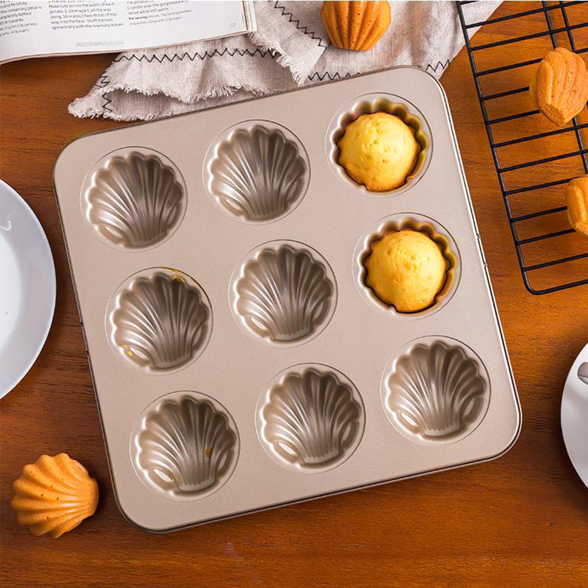 Форма Madeleine в форме ракушк – обзор и цена Kitchen Baking Ware